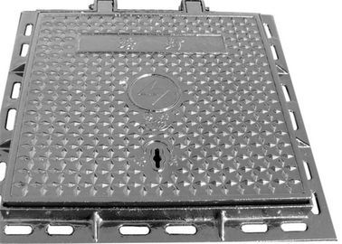 Self Locking Square Manhole Cover Waterproof ,  Cast Iron Composite Drain Covers