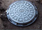 EN124 Standard Cast Iron Manhole Cover Square And Round Type Anti Impact