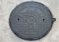 High Strength D400 Double Seal Cover Cast Iron Black Surface For Algeria